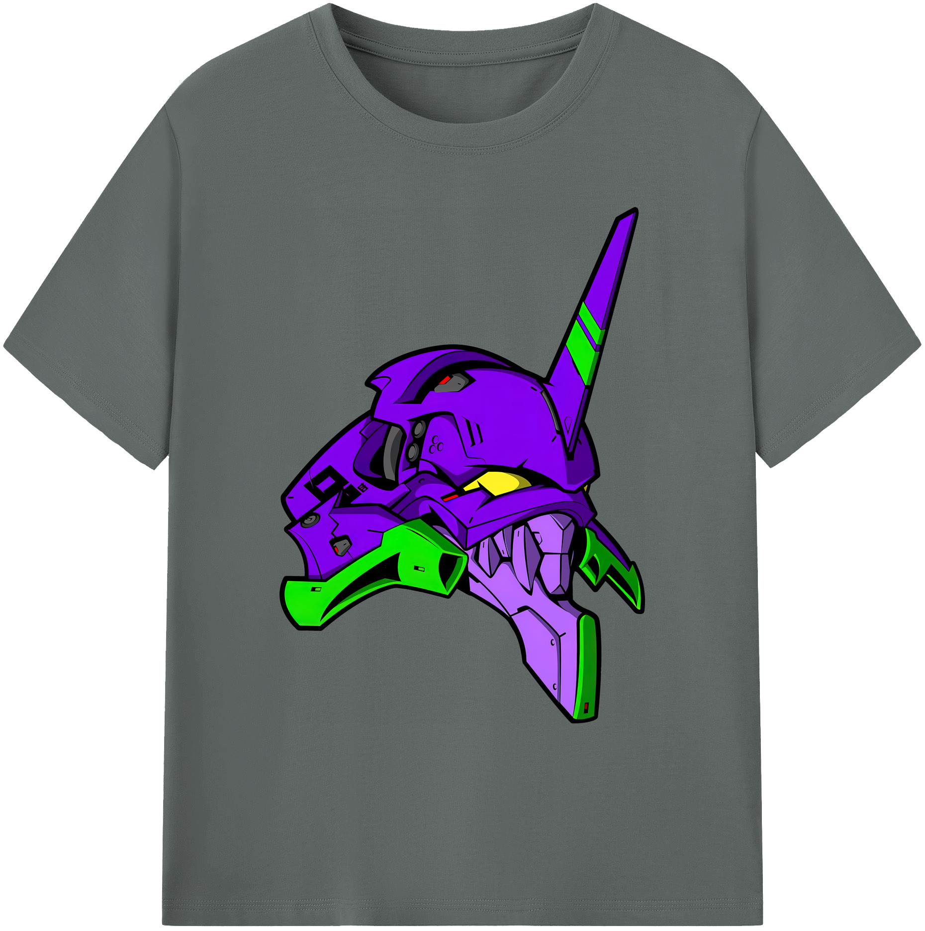 （画像用） EVA 新世紀エヴァンゲリオン 綿100％ メンズ半袖Tシャツ｜肌触りやわらか＆通気性
